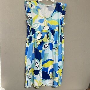 NWOT Floral Dress by Cotton Bleu